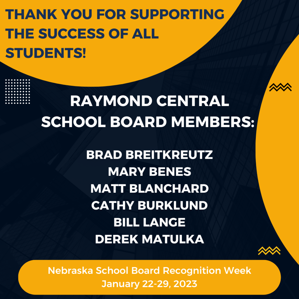 Nebraska School Board Recognition Week 2023
