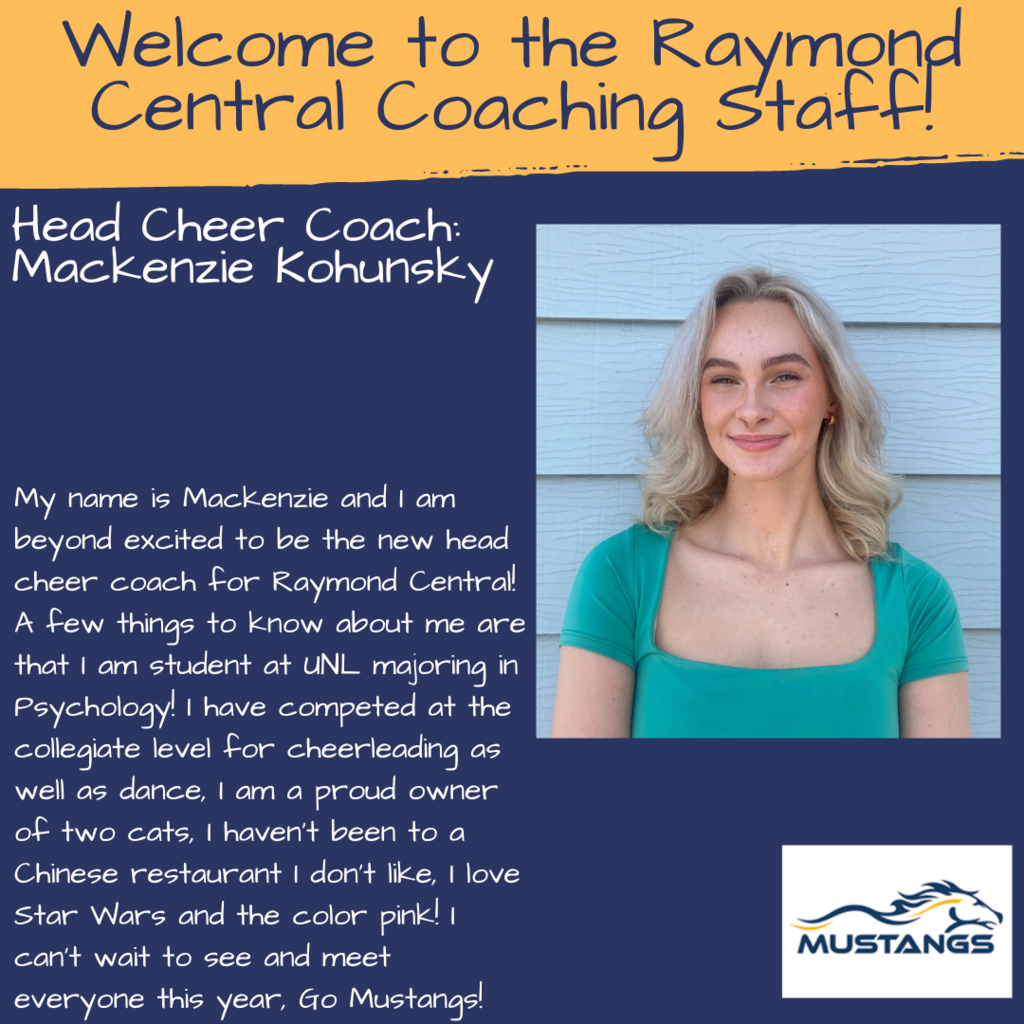 New Cheer Coach